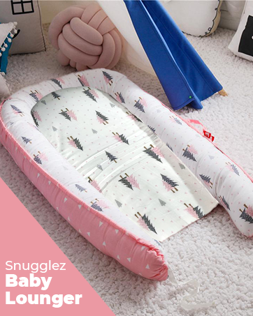 Snugglez Baby lounger Pink