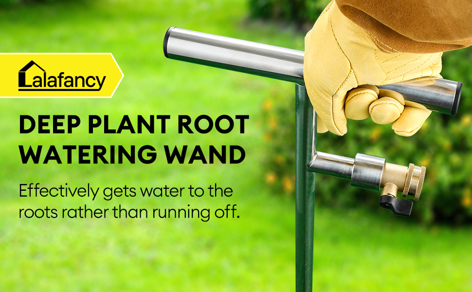 Deep Root Tree Watering Tool, Stainless Steel Deep Root Feeder Tree Watering Spike Deep Root