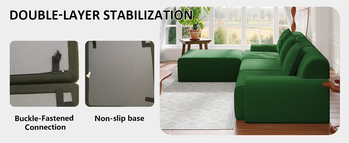 113" Modular Sectional Sofa