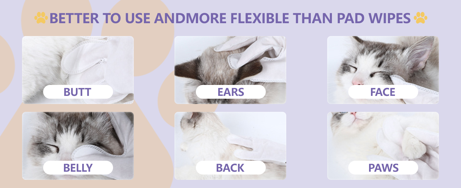 dog wipes for paws and butt