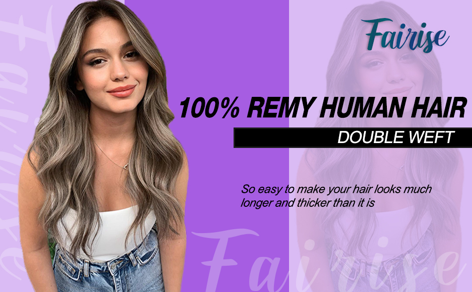 Brazilian Human Hair Clip In Hair Extensions 14 24inch 4/613# Piano Color  Straight Clip On Hair Products Double Wefts 4/613 From Ruyibeauty, $27.85