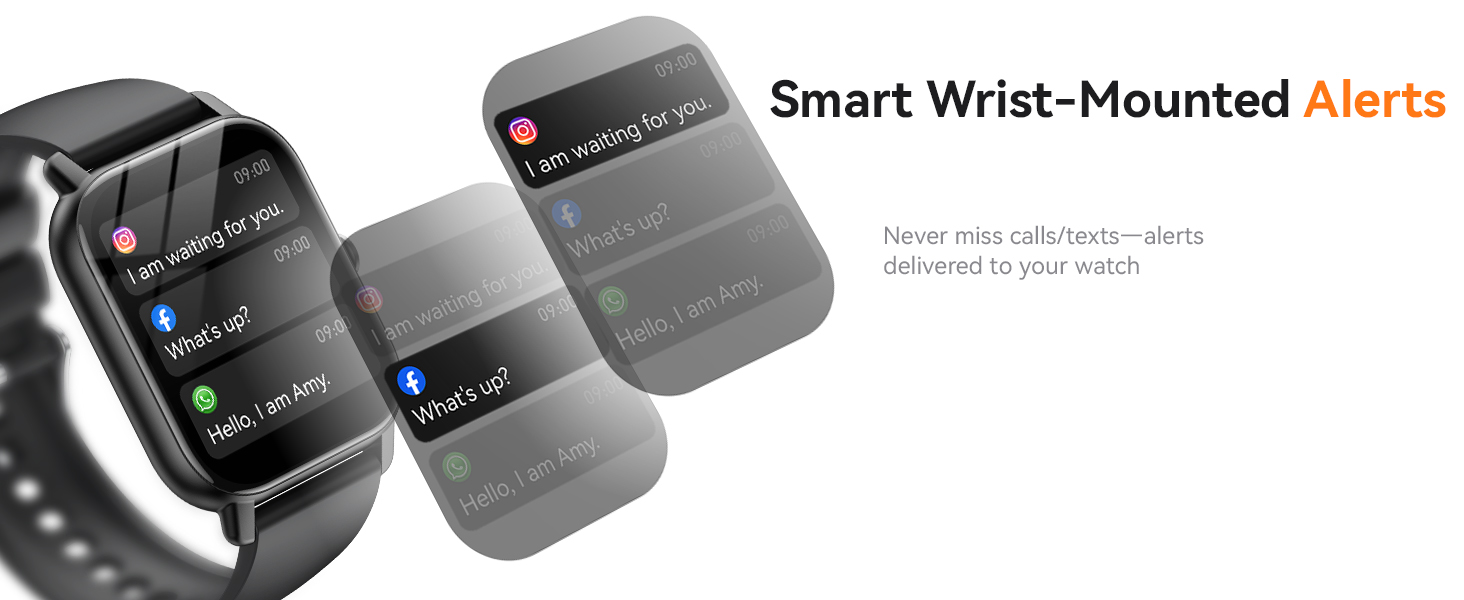 smart watch with notification