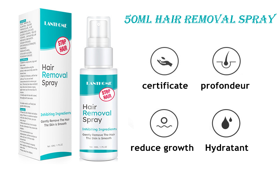 hair removal spray