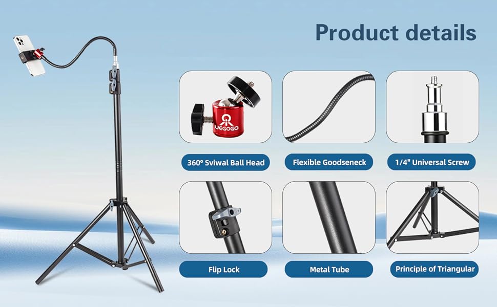 Phone Tripod for Vlogging