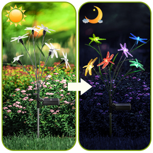 garden solar lights,solar lights outdoor garden,outdoor decorations for patio and yard,garden gifts