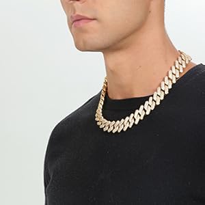 men cuban link chian necklace