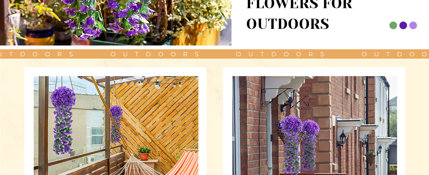 Der Rose 2 Packs Fake Hanging Plants Art... 11 Fake Plants