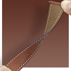 20mm Leather Watch band