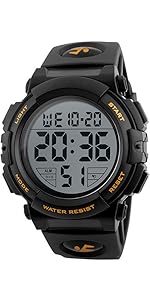 Herren Digital Quarz Uhr
