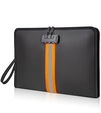 XIAODUN Fireproof Document Bag with Lock，13