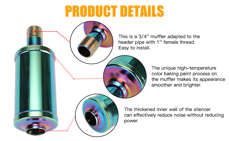 Amazon.com: FVRITO Exhaust Muffler Silencer for Predator