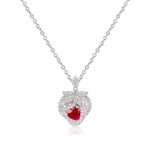 アクセサリー MOMENTEL Lingerie strawberry necklace Lingerie strawberry cake necklace - MOMENTEL JEWELRY