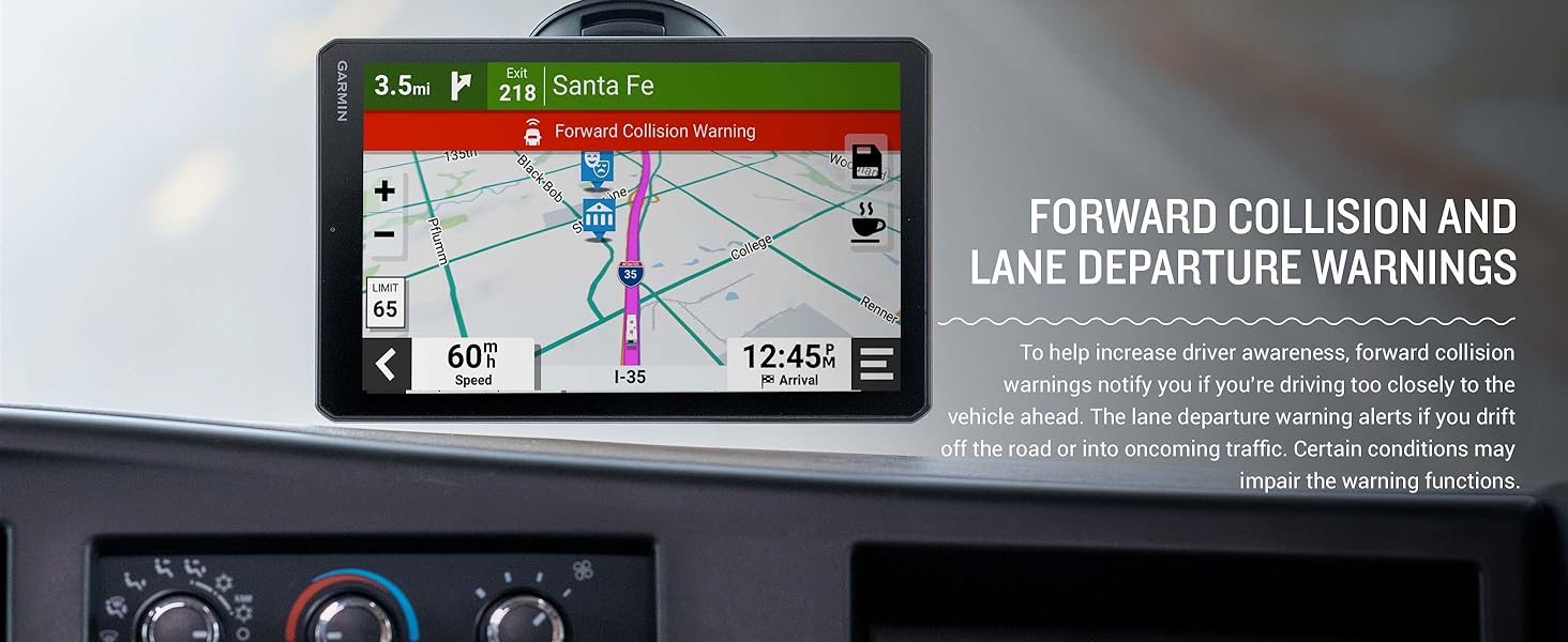 Garmin RV Cam 795, Large, EasytoRead 7” GPS RV Navigator, Builtin