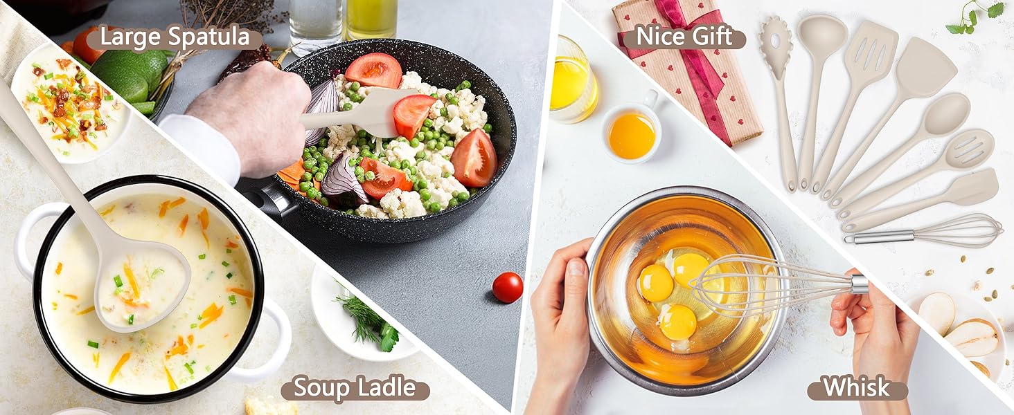 functional silicone utensils