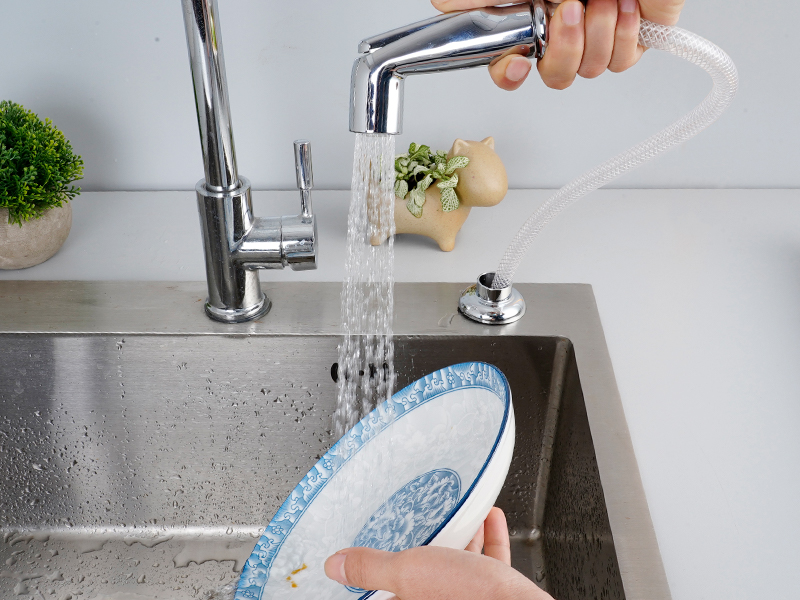 Universal Kitchen Sink Spray Attachment/Hose/Holder Set