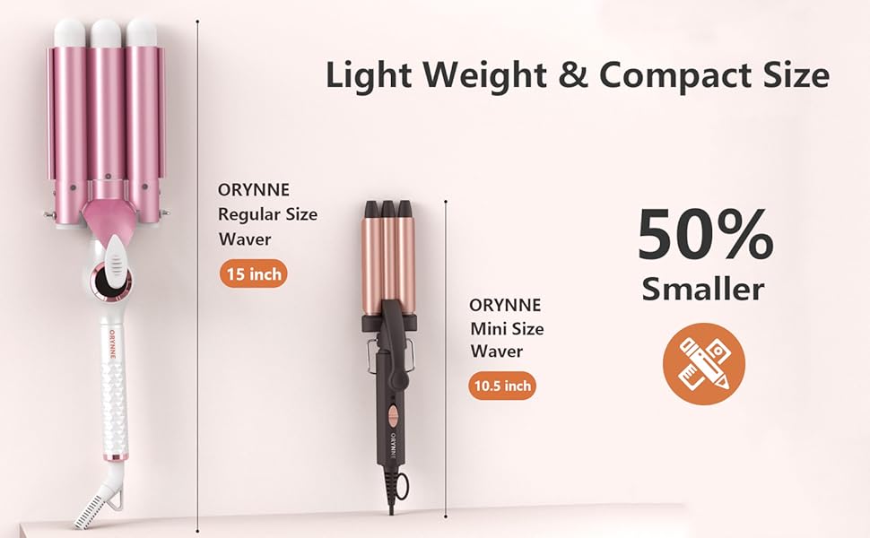 ORYNNE Hair Waver for Women, 1/2 Inch Beach Waver Hair Iron, Waver Hair