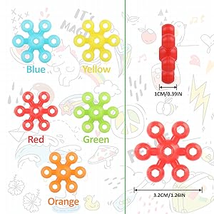 Snowflake Building Blocks Toys