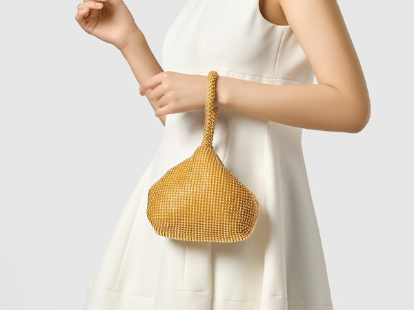 gold clutch purse for women