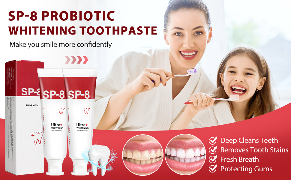 SP-8 Probiotic Toothpaste,SP-8 Probiotic Whitening Toothpaste,Sp-8 Ultra Whitening Toothpaste