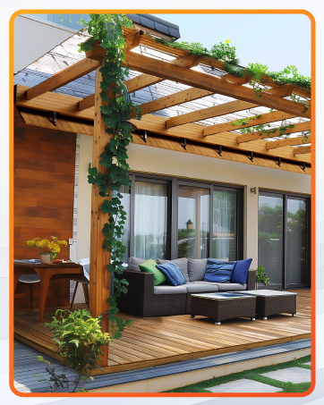 Pergola Roof Riser