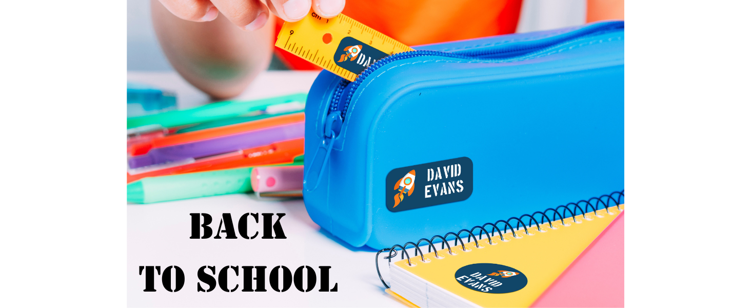 80 Pcs Personalized Daycare Labels for Kids 13 Designs