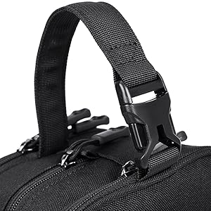 Mens Toiletry Travel Bag handle strap