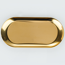 gold tray decor