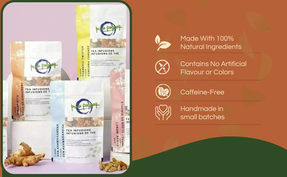 blue pepper tea infusion