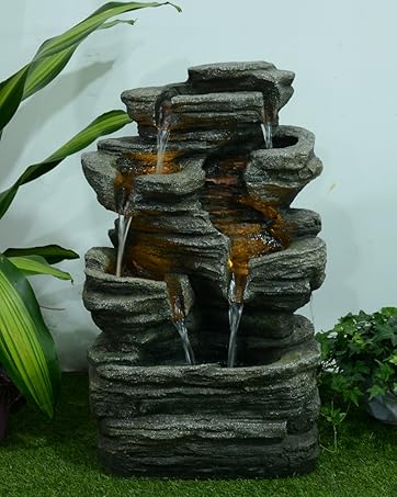 絵画 water fountain Water Fountain, 36x48,100% Hand Painted Oil Painting on