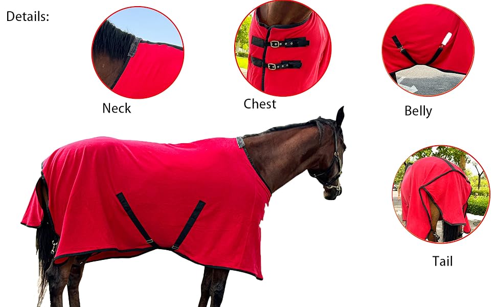 polar fleece horse blanket