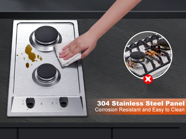 gas stove top