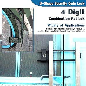 4 Digit Combination Padlock