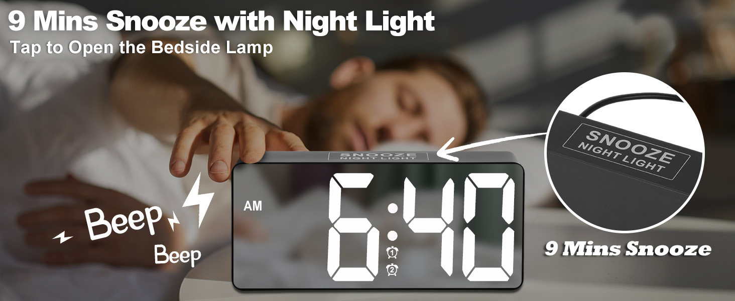 clock for bedroom