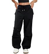 Amazon.com: COPYLEAF Womens Parachute Cargo Pants with Pockets