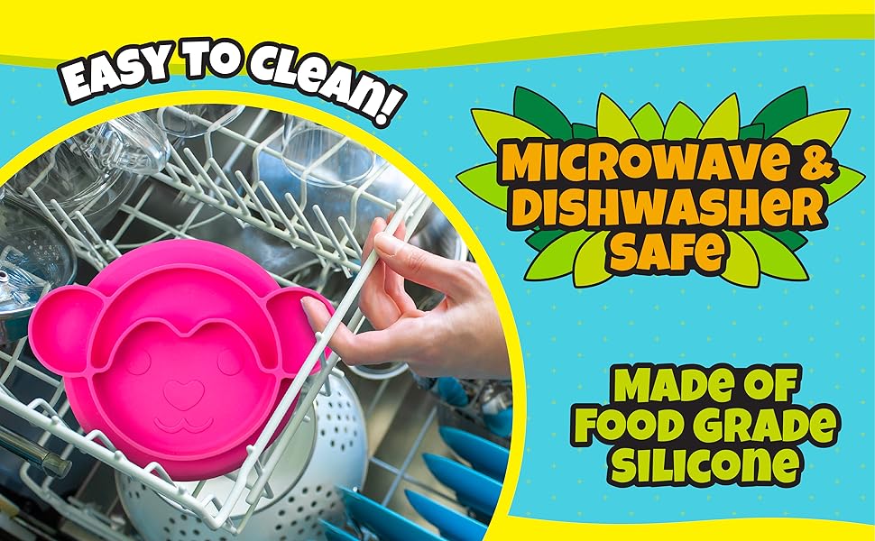 dishwasher safe silicone plates