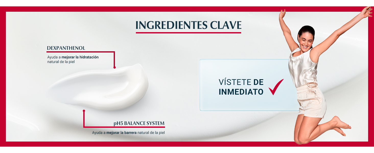 Ingredientes clave: Dexpantenol, ph5 balanceado