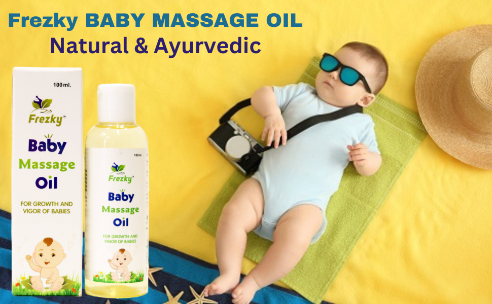 Amazon.in Buy Frezky Baby Massage Oil 100 ml Natural & Ayurvedic