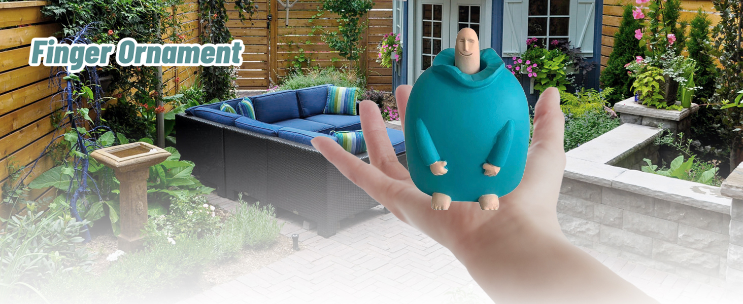 微笑む指のテーブル装飾