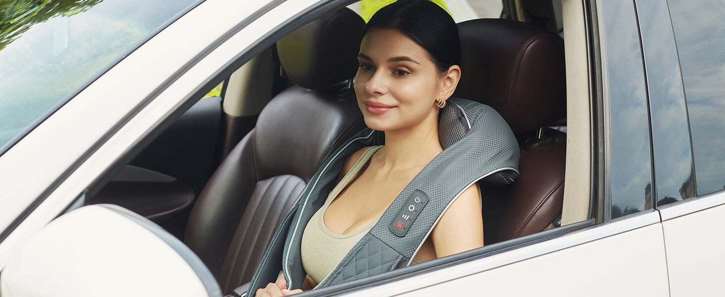 Cordless Neck and Shoulder Massager with Soothing Heat