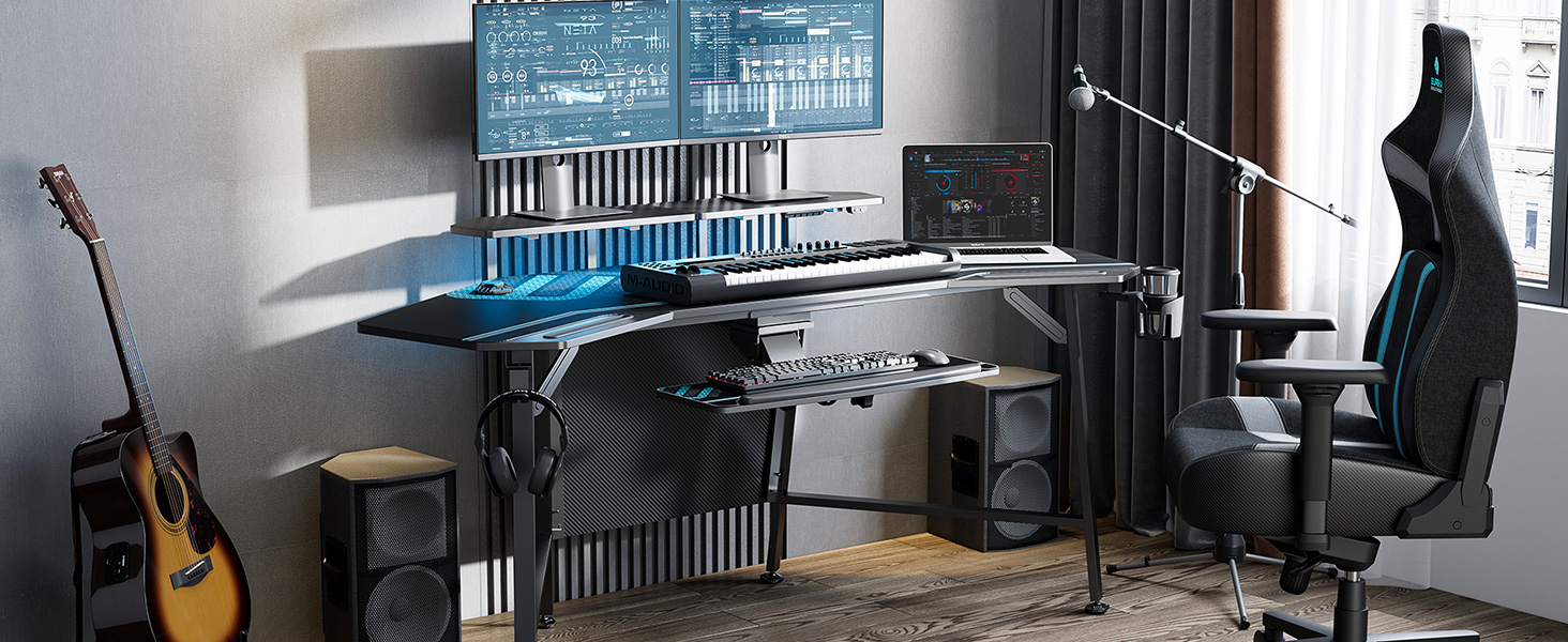 bureau gaming eureka ergonomic led black friday