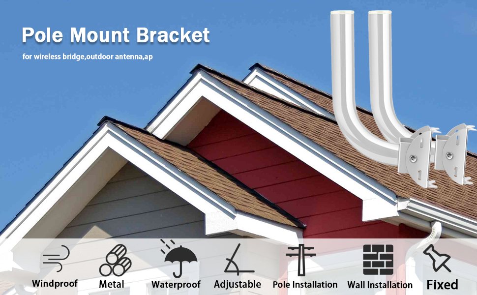 2Pack Universal Bracket Mount for Light Monuting Tasks
