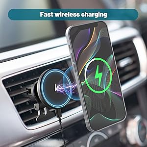 wireless charging car mount magnetic wireless charger
