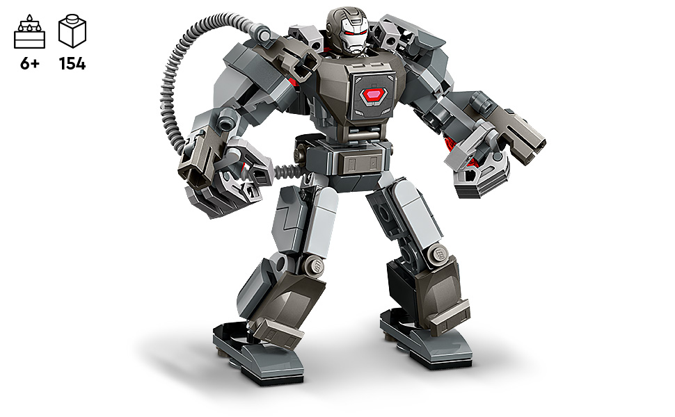 アイアムアヒ－ロ－ ７ LEGO Marvel Mechaniczna zbroja War Machine, Figurka do
