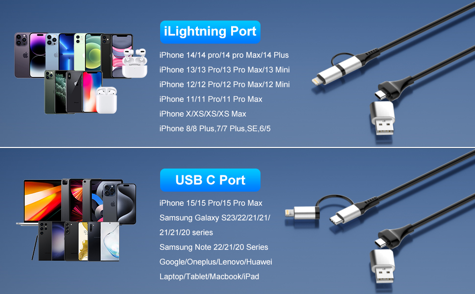usb c lightning cable