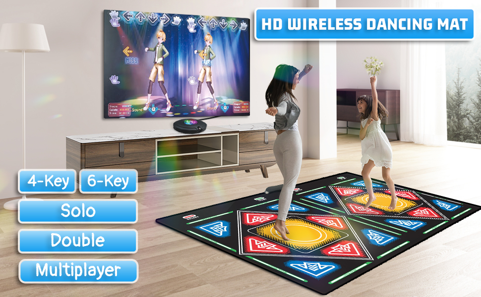 Losbenco Dance Mat, Electronic Dance Mat for TV with HD