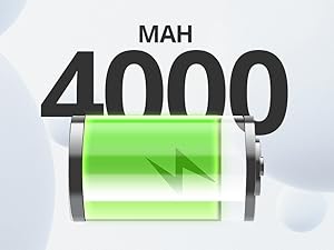long-lasting 4000mAh battery