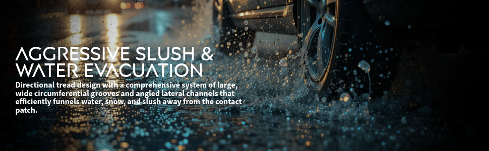 Nexen Winguard Sport 2 tires aggressive slush and water evacuation