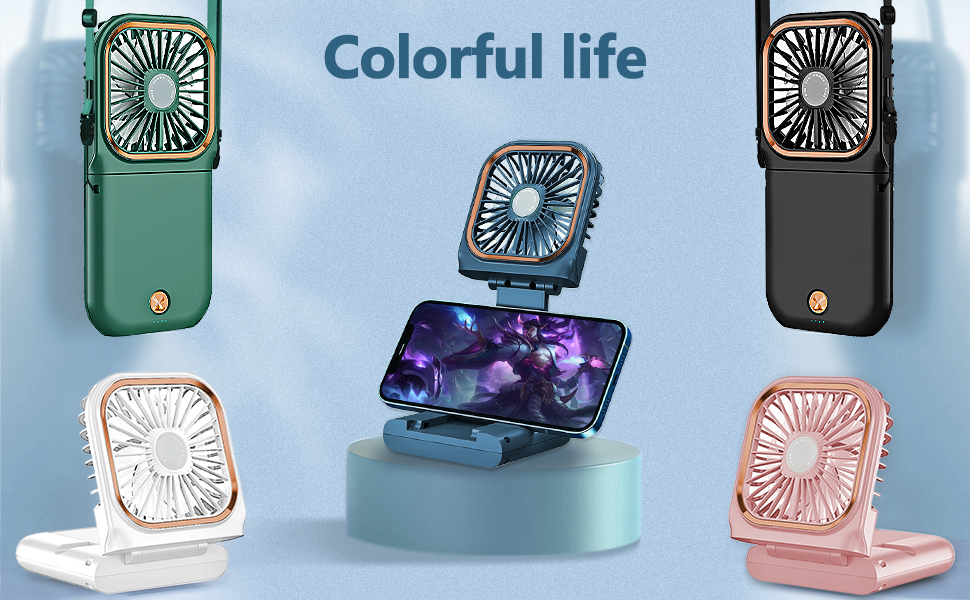 Multi color selection fan