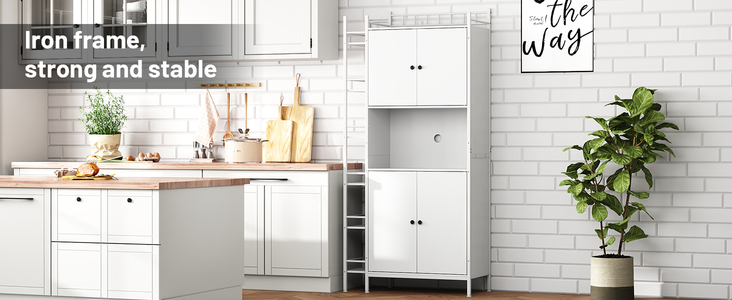 Kitchen Pantry Storage Cabinet