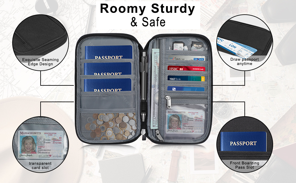  Reisepass Tasche,Reisepass Schutzhülle Reisepasshülle